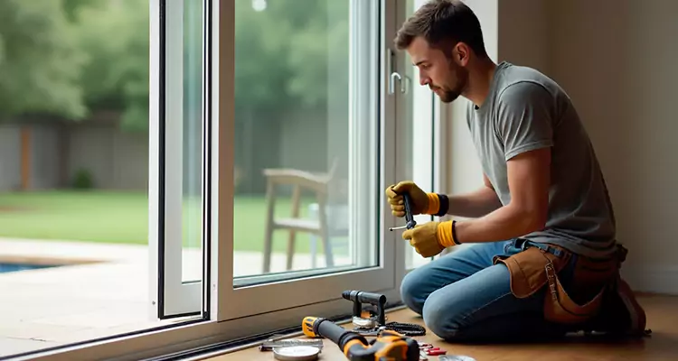 Squeaky Sliding Patio Doors in Warrington, FL