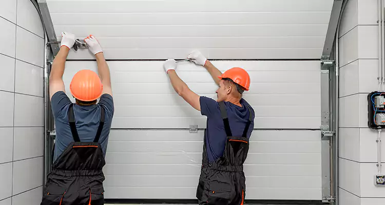 Garage Door Bottom Panel Repair in Warrington, FL